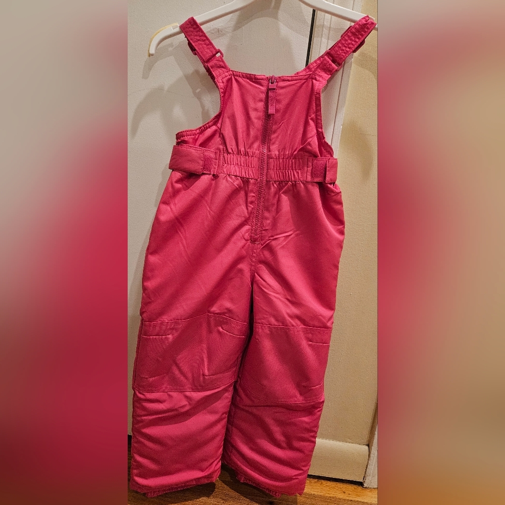 Cat & Jack Vibrant Pink Toddler Girl Snow Bib